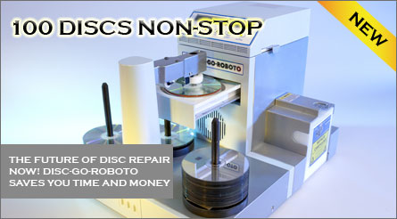 Disc-Go-Roboto professional disc repair machine