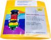 Bibliotekslomme til 3 discs. Filtindl�g, GUL PP