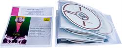 RFID bibliotekslomme til 5 discs, booklet og libretto, KLAR PP