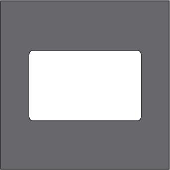 RFID-etiket 50x80 papir HVID