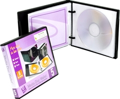 UniKeep Media 5 CD/DVD boks med ringsystem - SPAR op til 60%