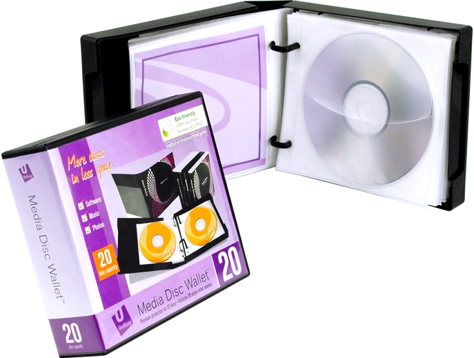 UniKeep CD/DVD med ringsystem
