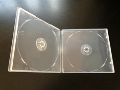 CD-boks til 2 disc, Slagfast KLAR PP m/udvendig lomme