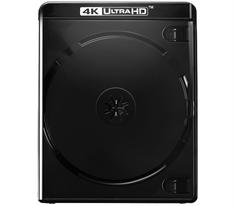 Amaray 4K Ultra-HD Blu-ray DVD-boks 15 mm til 2 discs, SORT PP