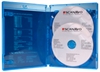 Scanavo Blu-ray DVD-boks 2/ONE Overlap 14 mm til 2 discs, BLÅ PP