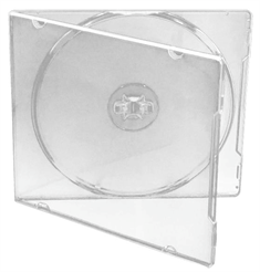 CD-boks til 1 disc, Slagfast KLAR PP m/udvendig lomme