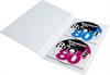 CD mappe med tray til 2 discs, HVID - SPAR OP TIL 70%